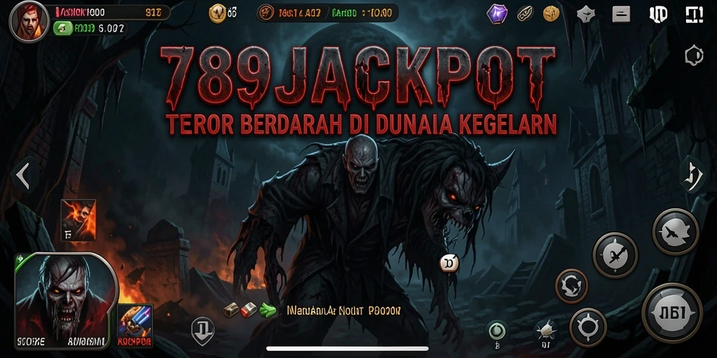Screenshot utama 789JACKPOT menampilkan aksi menegangkan di dalam kegelapan.