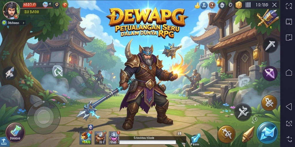 Tampilan gameplay seru di dunia fantasi DEWAPG.