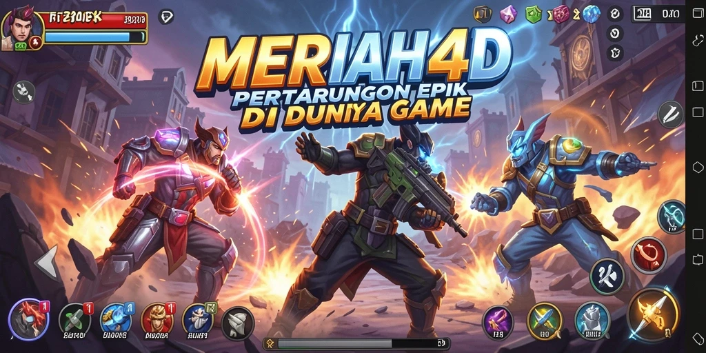 Tangkapan layar dari gameplay MERIAH4D yang mendebarkan.