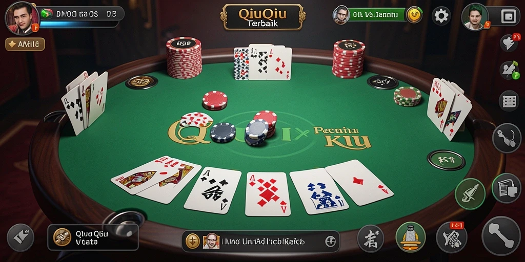 Screenshot PG11 menunjukkan pemain menikmati permainan QiuQiu.