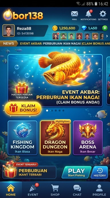 Antarmuka ramah pengguna dari aplikasi obor138 untuk navigasi mudah.
